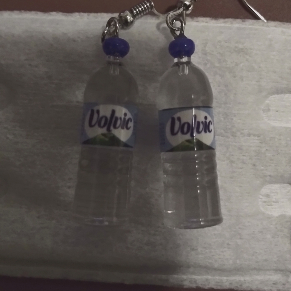 Water bottle earrings